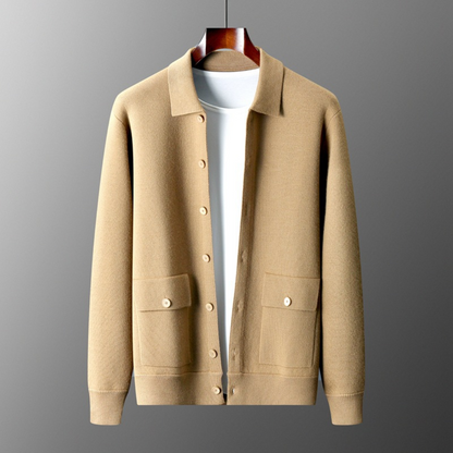 Ruvianne | Women’s Pure Cashmere Knit Cardigan